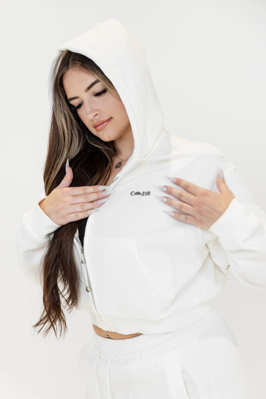 Essential Fit Sweat Set - White