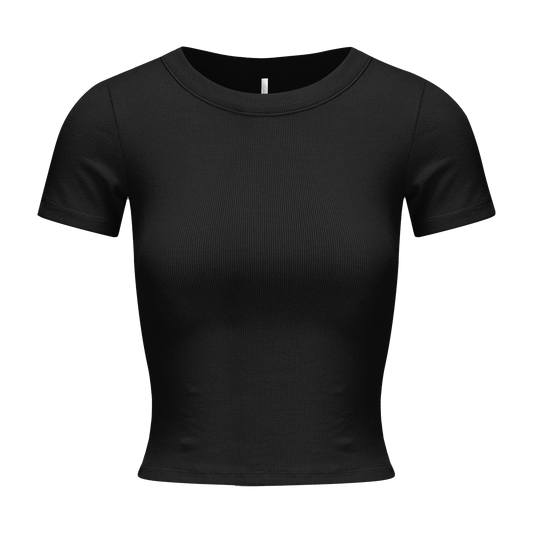 Luxe Ribbed Set - Black
