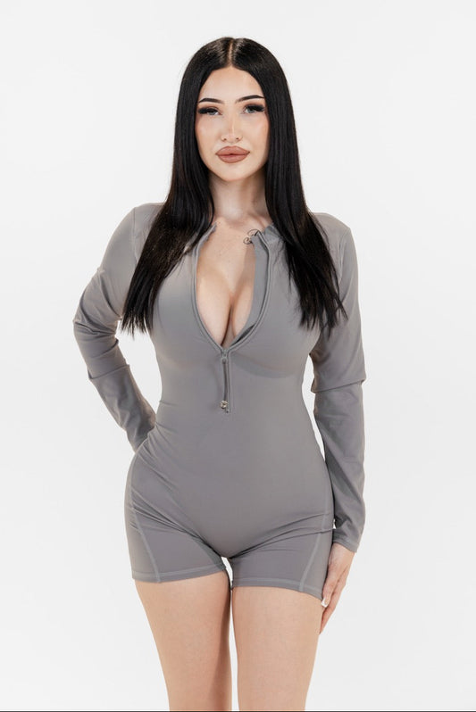 Contour Jumpsuit - Grey